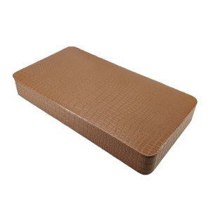 Boîte de rangement pour bijoux en cuir rigide avec fermeture magnétique, disponible en plusieurs couleurs, logo de marque personnalisé, emballage pour exportation mondiale - Product Image 1