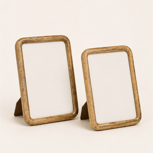 Set of 2 <b>Vintage</b> Wooden Photo <b>Frame</b> Tabletop Rustic <b>Picture</b> <b>Frame</b> Bulk for Luxury Home Decor and Office Display Supplier - Product Image 1