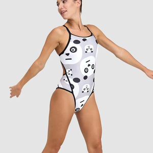 Maillot de bain une pièce personnalisé pour femme, imprimé, sportif, pour la natation, conception OEM, tenue de plage - Product Image 2