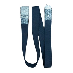 WOK personalizado azul marino Ghana brazo fuerza cinturón elástico con hebilla de rodillo uniforme entrenamiento lucha algodón duradero - Product Image 1