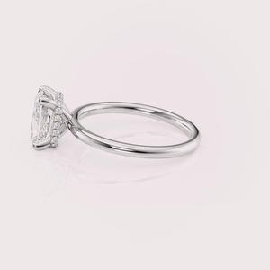 Anillo de Compromiso de Moissanita Sofisticado al por Mayor para Moda Nupcial y Celebraciones de Boda Disponible al Mejor Precio - Product Image 2