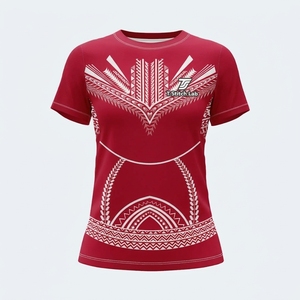 Camisetas Ligeras y Transpirables para Mujer, Diseño Tribal, Colores Sólidos, Alta Calidad, Nueva Llegada, Manga Corta, Tallas Grandes, Venta al Por Mayor - Product Image 4