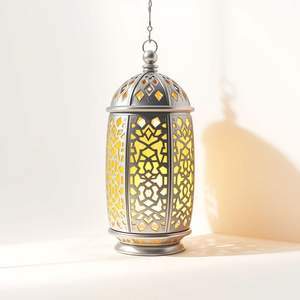 <b>Moroccan</b> Lamp Oriental Pendant Arabian Metal Ceiling <b>Light</b> Hanging Lantern Lamp - Product Image 1