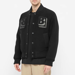 Custom Chain Embroidery Bomber Flight Baseball <b>Jacket</b> Outdoor Sport Wholesale Lettermen <b>Jacket</b> For Sale - Product Image 3