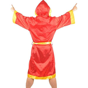 Disfraz de Boxeador para Hombre, Túnica de Boxeo MMA con Capucha, Disfraz de Luchador Campeón de Algodón Ligero para Halloween y Cosplay - Product Image 3
