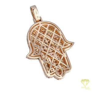 Collar de Lujo con Colgante de Mano, Estilo Hip Hop Premium - Product Image 6