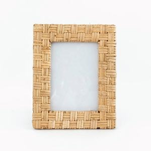 Rattan Rectangle <b>6x4</b> <b>Photo</b> <b>Frame</b> Table Decor for Your Marriage Gift in United States for Special Day Direct From Manufacture. - Product Image 1