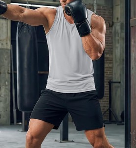 Men’s <b>Sleeveless</b> Tank <b>Top</b> Cotton Gym Workout Shirt Breathable Fitness Vest Athletic Training Wear Lightweight <b>Summer</b> Casual Wear - Product Image 3