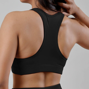 Soutien-gorge de sport dos nageur pour femme, maintien moyen, rembourré, pour yoga et fitness, impression personnalisée, Spandex Polyester, vente en gros, OEM disponible - Product Image 6