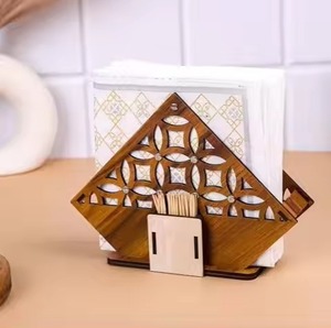 Luxury Finish Metal Napkin Stand For Dining Table And <b>Kitchen</b> Chic <b>Tissue</b> <b>Holder</b> For Home Office And Restaurant - Product Image 2