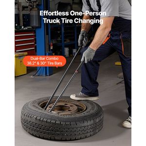 เครื่องถอดยาง 2 ชิ้น รุ่น Heavy Duty ขนาด 38.2 นิ้ว พร้อมเหล็กติดตั้ง/ถอดยาง + คันโยกเหล็กอัลลอยด์ขนาด 30 นิ้ว - Product Image 2