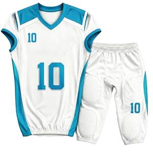 Jersey de Fútbol Americano Ligero OEM, Diseño Popular de Manga Corta, Transpirable, Uniforme de Talla Grande para Jugadores de Fútbol - Product Image 6