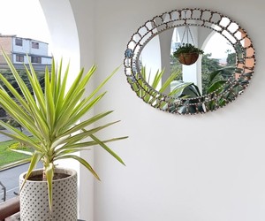 Peruvian Oval Decorative <b>Mirror</b> 70 cm Handmade Wall Decor – Carved Wood Elegant Statement <b>Mirror</b> for Living Room Bedroom - Product Image 3