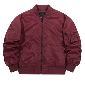 Custom Logo bomber <b>jacket</b> with fleece bomber styling, casual bomber fit for US brands Wholesale Private Label - Product Image 2