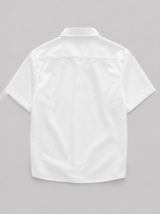 เสื้อเชิ้ตแขนสั้นผู้ชายแบบลำลอง ปกคอพับ เสื้อเชิ้ตฤดูร้อน - Product Image 2