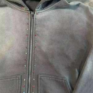 Sweat à capuche surdimensionné vintage en coton épais 460 g/m² délavé à l'acide pour homme - Product Image 6