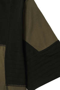 Camiseta de Manga Corta para Hombre, Corte Regular, Cuello Redondo, Tejido de Punto, Detalles en Contraste, Diseño Sólido, Estilo Urbano Artístico con Bloques de Color - Product Image 3