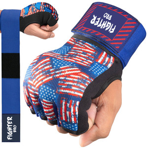 Gants intérieurs en néoprène à enroulement rapide pour la boxe, le MMA et le kickboxing, avec sangle de poignet respirante, équipement d'entraînement, taille personnalisée - Product Image 1