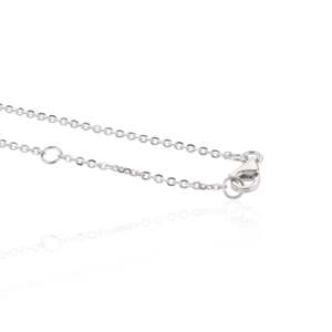 Collar de Cadena con Disco de Diamantes VVS1 en Oro de 14K - Certificado IGI - Product Image 6