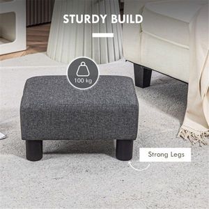 Comodo Pouf Poggiapiedi per Soggiorno, per Uso Domestico e Alberghiero - Design Moderno - Product Image 4