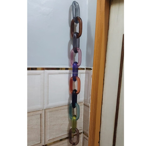 Customized Modern Acrylic Chain Wall Accents Handmade Modern <b>Ornamental</b> Resin Hanging for Home Decor Diwali Festival Ready - Product Image 2