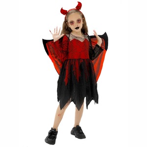 Costume da Strega per Bambini Baige, Mantello con Ragnatela, Outfit per Halloween e Spettacoli Teatrali - Product Image 4