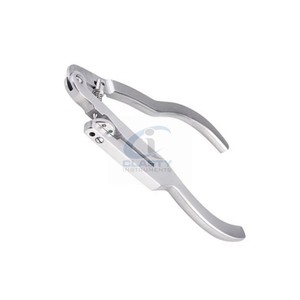 CLASTY INSTRUMENTS Poinçon à caoutchouc dentaire en acier inoxydable, instrument chirurgical manuel certifié CE Classe I - Product Image 3