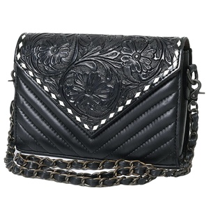 Accessoires pour femmes Sac Western en cuir matelassé Sac en cuir de haute qualité Outillage à la main Sac Messenger au meilleur prix - Product Image 1