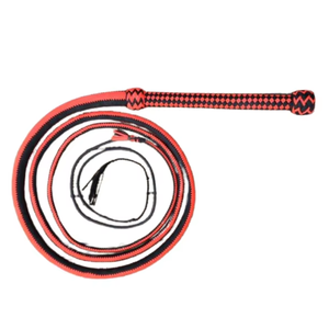 ROYAL INTERNATIONAL Fouet en nylon tressé fait main |   Fouet d'entraînement professionnel durable pour l'équitation à la ferme, accessoire d'Halloween - Product Image 3