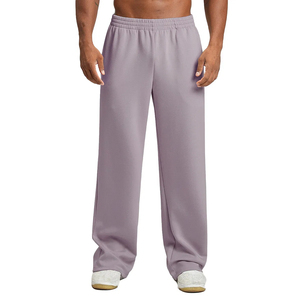 Loose Fit Straight Leg Comfortable Sweatpants for Training Wear Wholesale Gym Clothes Supplier <b>Elastic</b> Waist Band Workout Jogger - Product Image 1