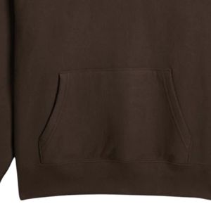 Sweat-shirt à capuche en molleton coupe décontractée couleur marron chocolat, en mélange de coton doux, pull à capuche décontracté, chaud, unisexe, streetwear - Product Image 3