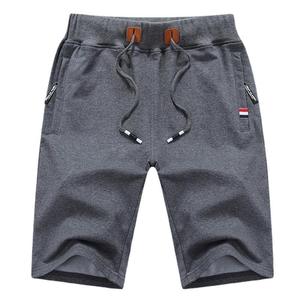 Shorts pour hommes Aoyema, style décontracté estival, en coton, tendance, bermuda, cordon de serrage, taille élastique, short de plage - Product Image 3