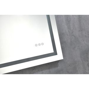 Specchio da Bagno a LED da Parete 32 x 20 Pollici con Illuminazione Frontale e Posteriore, Antiappannamento, Memoria, 3 Colori, Dimmerazione Continua - Product Image 4