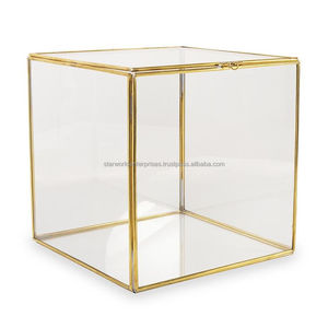 Bandeja de madera MDF esmaltada con diseño Art Deco con asas de madera de bambú para bodas y fiestas, café, té, desayuno, bandeja para servir comida - Product Image 4