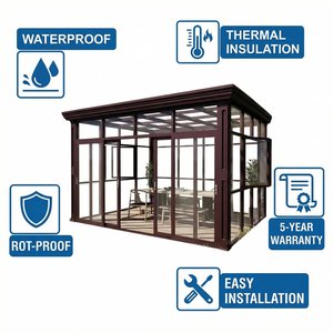 Villa Prefabbricata Moderna Antisismica di Lusso con Veranda, Controllo Intelligente, Opzione Pannello Solare, Ecologica, Doppio Vetro Temperato - Product Image 5