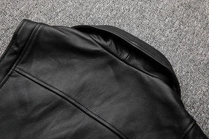 Chaleco de Motociclista de Cuero de Primera Calidad, Ropa Casual para Motociclistas, Proveedor Mayorista de Marca Privada, Chalecos Transpirables Ecológicos - Product Image 5