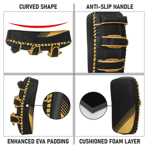 Muay Thai <b>Pads</b> MMA Kick <b>Pads</b> Boxing Training Equipment High Density <b>Foam</b> Custom Logo OEM Wholesale Supplier Factory - Product Image 5