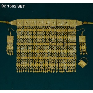 Nouveau Collier Martasha Plaqué Or Tendance, Collier Khannaki Plaqué Or Style Arabe Élégant, Bohème de Dubaï - Product Image 5