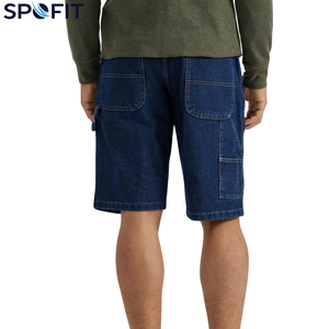 Shorts Streetwear Personnalisés pour Hommes, amples, style travail et jogging, en jean baggy, prix de gros pour garçons - Product Image 4