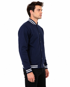 Premium athletic inspired varsity <b>jacket</b> built for modern streetwear with soft comfort and reliable seasonal layering OEM - Product Image 3