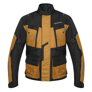 Veste de moto pour homme Rushmoto Sports, manches longues, maille respirante, imperméable, séchage rapide, anti-UV, % polyester, vêtements de course - Product Image 1