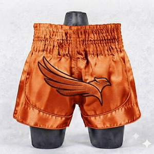 Shorts de Muay Thai en satin avec logo personnalisé imprimé, équipement de combat, shorts de boxe pour compétitions d'arts martiaux - Product Image 5