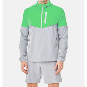 Premium Quality 2026 New Customize Hooded Solid Windbreaker Running <b>Jacket</b> And Shorts Set Sportswear Outdoor <b>Men</b> Tracksuit - Product Image 6