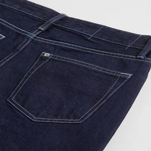 Pantalones vaqueros para hombre de alta demanda, precio razonable, MOQ bajo, jeans rectos, denim elegante, estilo urbano, ajuste moderno, lavado. - Product Image 3