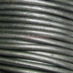 RELIANCE LEATHER PRODUCTS Cordon rond en cuir de couleur métallisée bronze pour les résultats de bijoux et les composants fabriqués en IN;34648 - Product Image 3