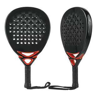 Raquetas de Pádel de Acero de Alta Calidad, Personalizadas, con Forma de Lágrima de Diamante Redondo, para Uso en Exteriores, Duraderas y Ecológicas - Product Image 3