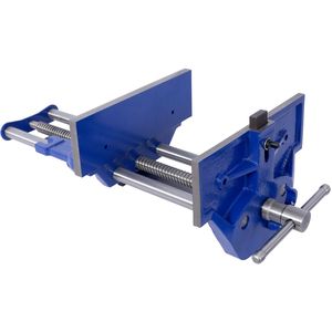 Étau de menuiserie à action rapide, robuste, à levier à dégagement rapide, largeur de mâchoire 10,5 pouces, en fonte, bleu - Product Image 5