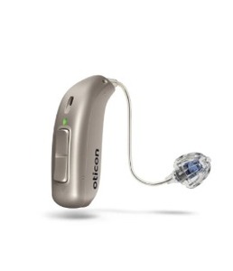 Audífonos Recargables Oticon Zircon 1 Mini RITE de Última Generación para Pérdida Auditiva de Moderada a Severa (2 Audífonos, 1 Cargador) - Product Image 1