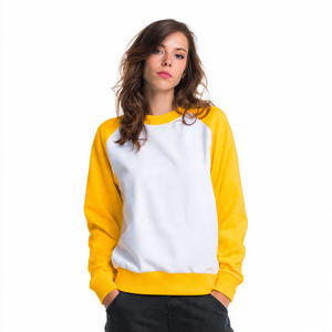Sudaderas con hombros caídos para mujer, tops de 550 GSM, sudadera pesada tipo jersey, sudaderas holgadas de cuello redondo para mujer - Product Image 3