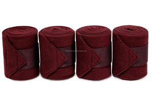 Bandages pour chevaux en polaire 300 GSM, très demandés par Costa Sports, largeur 4 pouces, longueur 3 m, pour l'équitation - Product Image 4